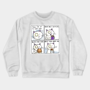 Dapper Cat- Direct Message Crewneck Sweatshirt